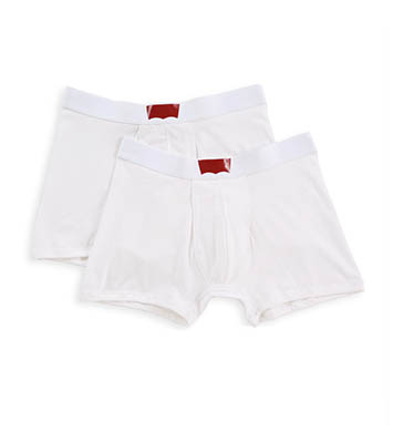 UPC 848182013940 product image for Levis LV204 200-Series Cotton Stretch Boxer Briefs - 2 Pack (Bright White S) | upcitemdb.com